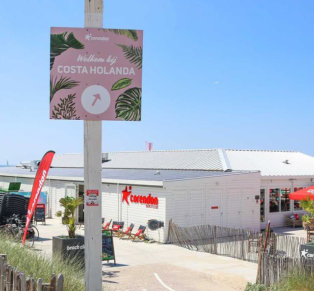 De entree van Corendon Beach Club