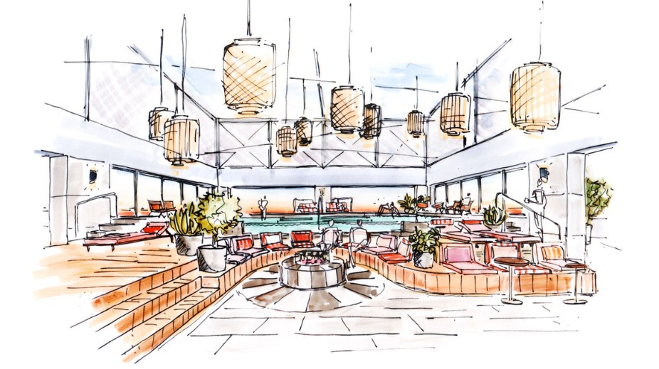 Ontwerpschets van een project van Spaar Electra