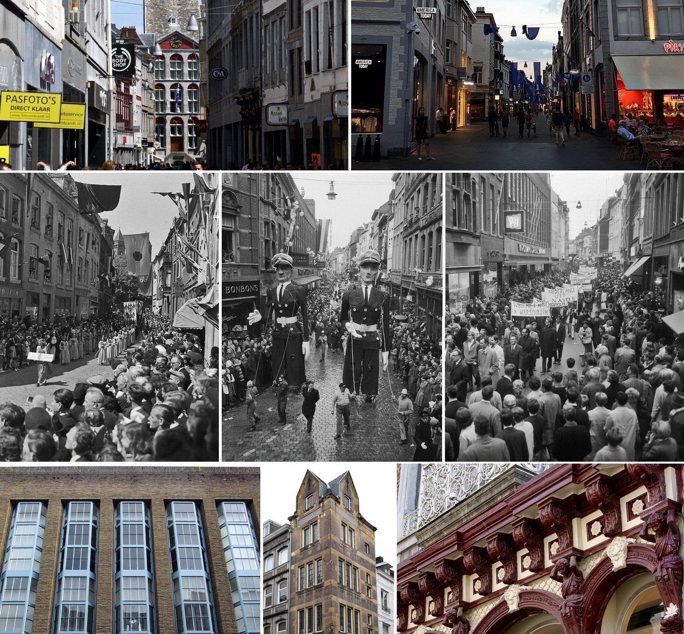 Gevels aan de Grote Staat in Maastricht